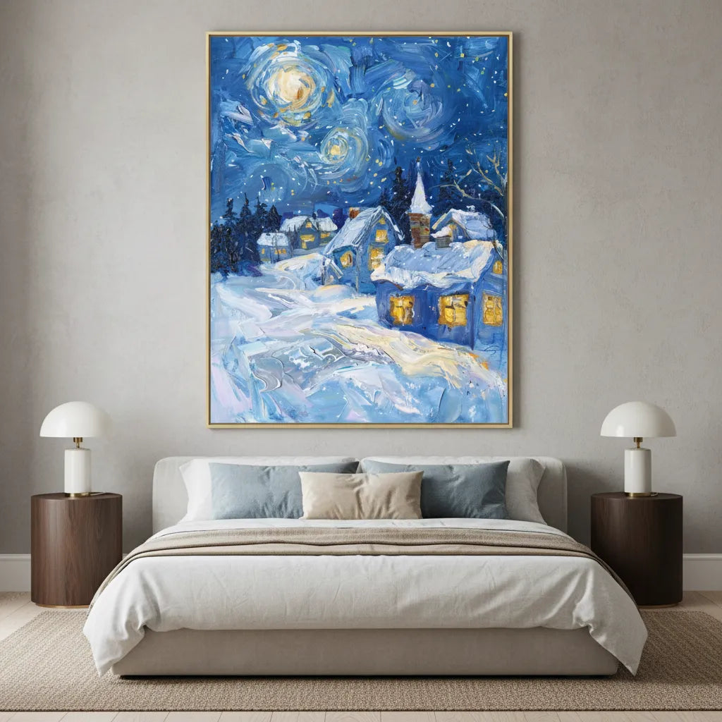 Starry Winter Village